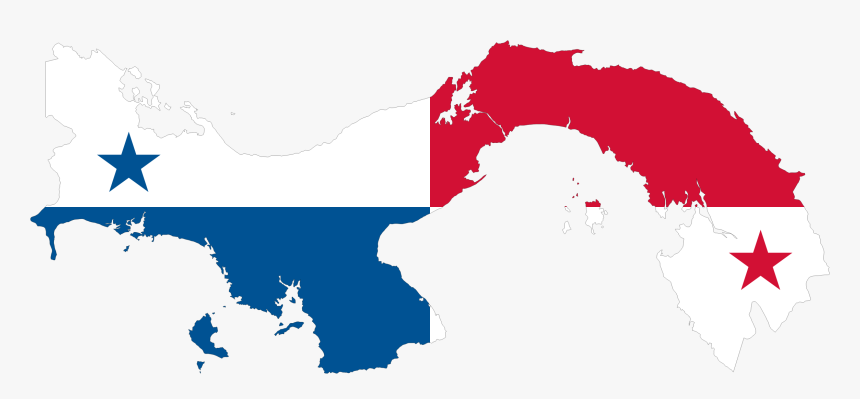 Panama Map And Flag, HD Png Download