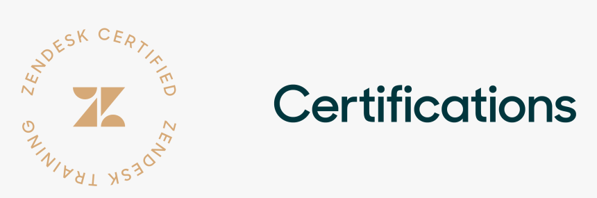 Zendesk Certifications - Certifications, HD Png Download
