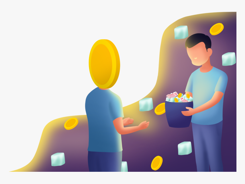 Cold Money Vector Headline Crypto Trading Cryptocurrency - Play, HD Png Download