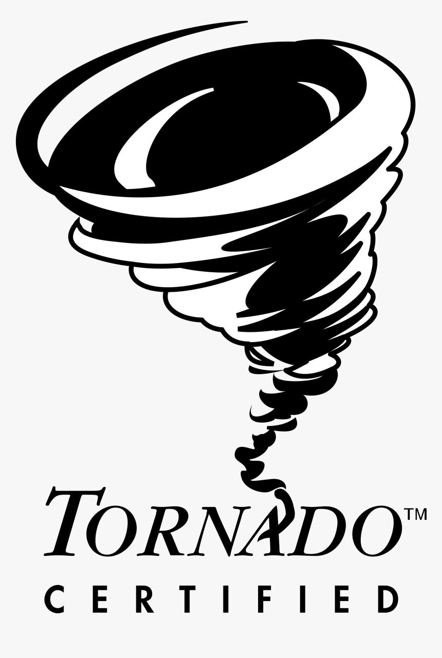 Tornado Certified Logo Png Transparent - Free Vector Art Tornado, Png Download