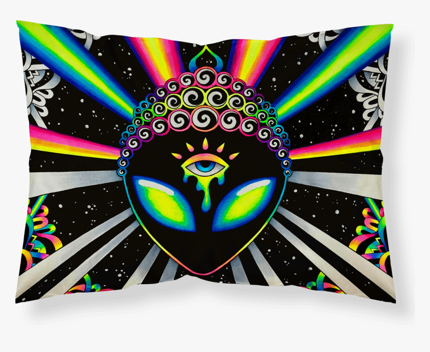 Psy Vibez Pillowcase Pillowcase Electro Threads 
 Class - Electro Threads, HD Png Download