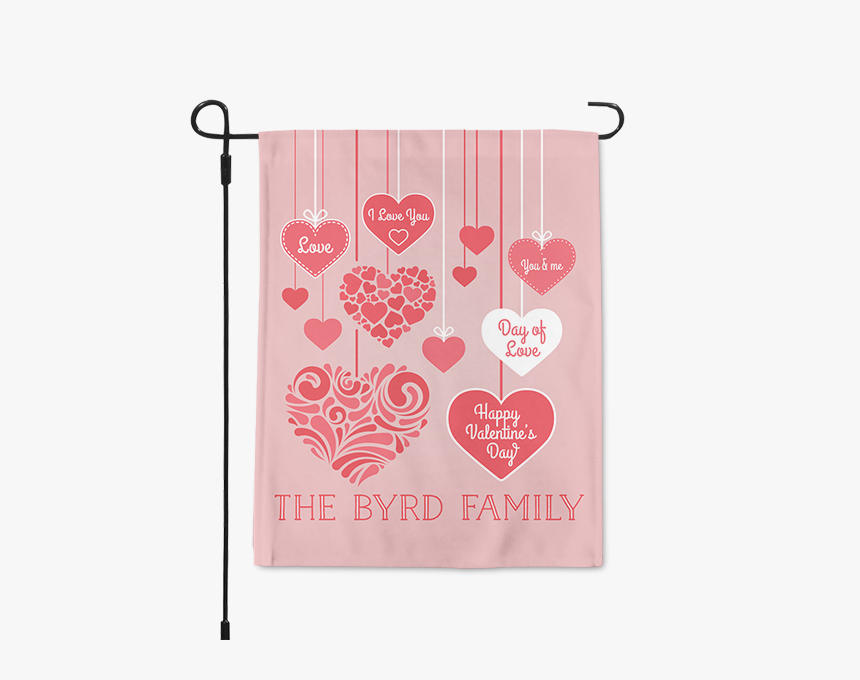 Falling Hearts Garden Flag 
title Falling Hearts Garden - Love Hearts Wedding Png, Transparent Png