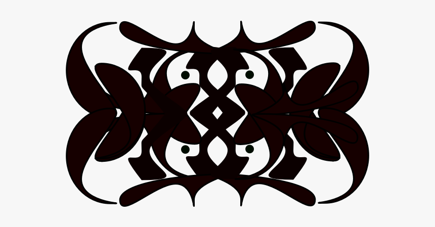 Vector Image Of Symmetrical Tribal Ornament - Art, HD Png Download