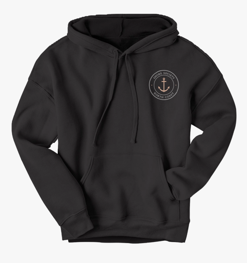 Shore Society Anchor Logo Hoodie Gray, HD Png Download