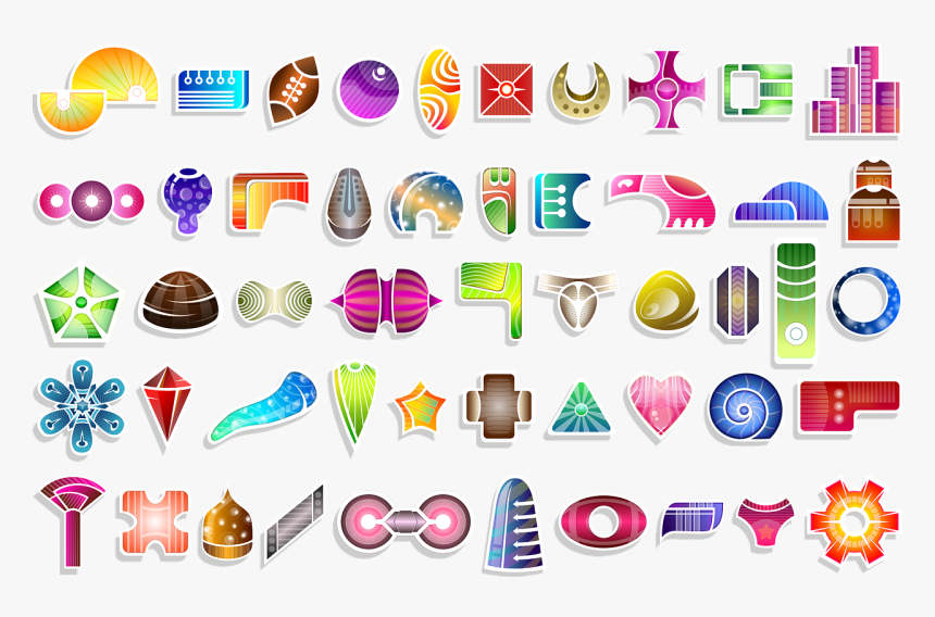 Shapes Abstract Set Free Photo - Shape, HD Png Download