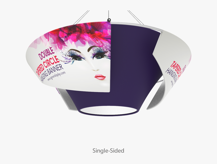Double Tapered Circular Hanging Banner Custom Graphic - Swim Brief, HD Png Download