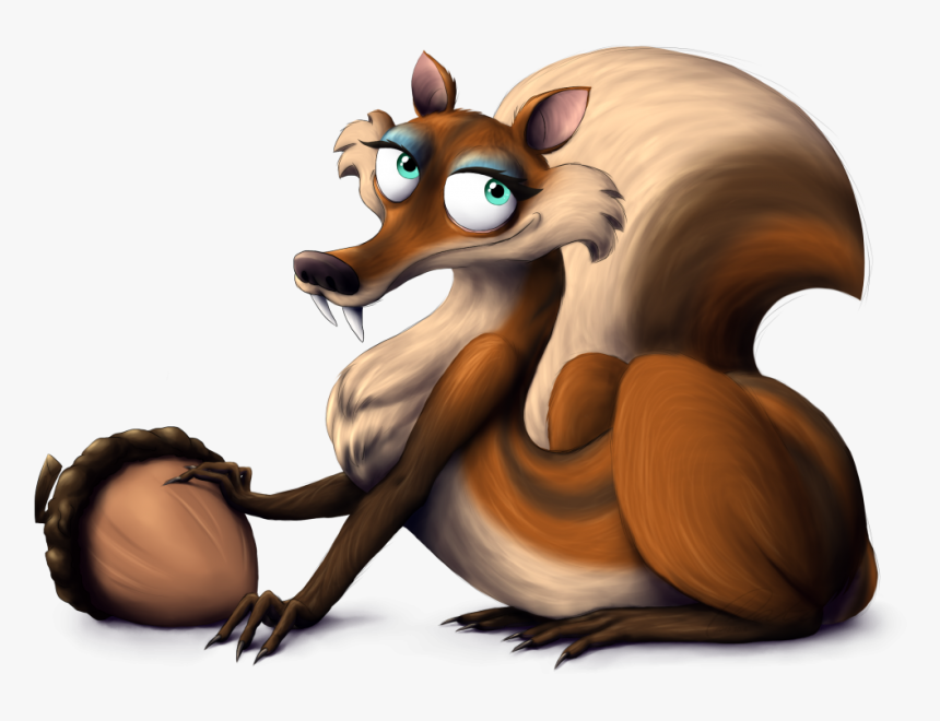 Ice Age Squirrel Wolf Png Image - Ice Age Squirrel Female, Transparent Png