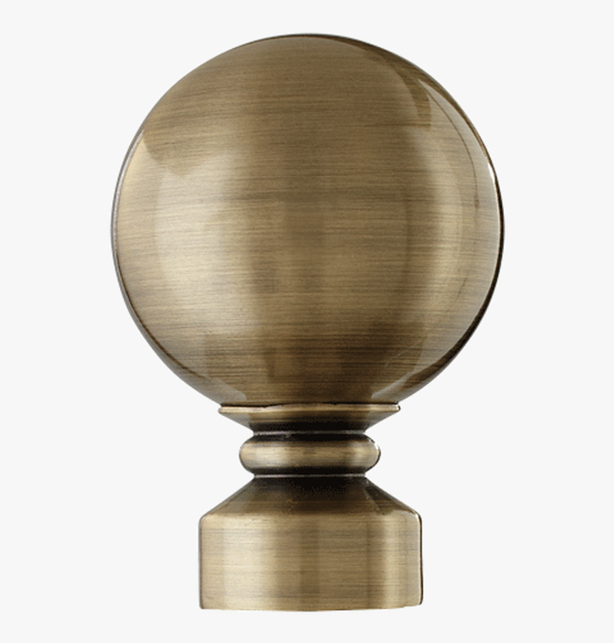 Ball Finial In Antique Brass - Trophy, HD Png Download