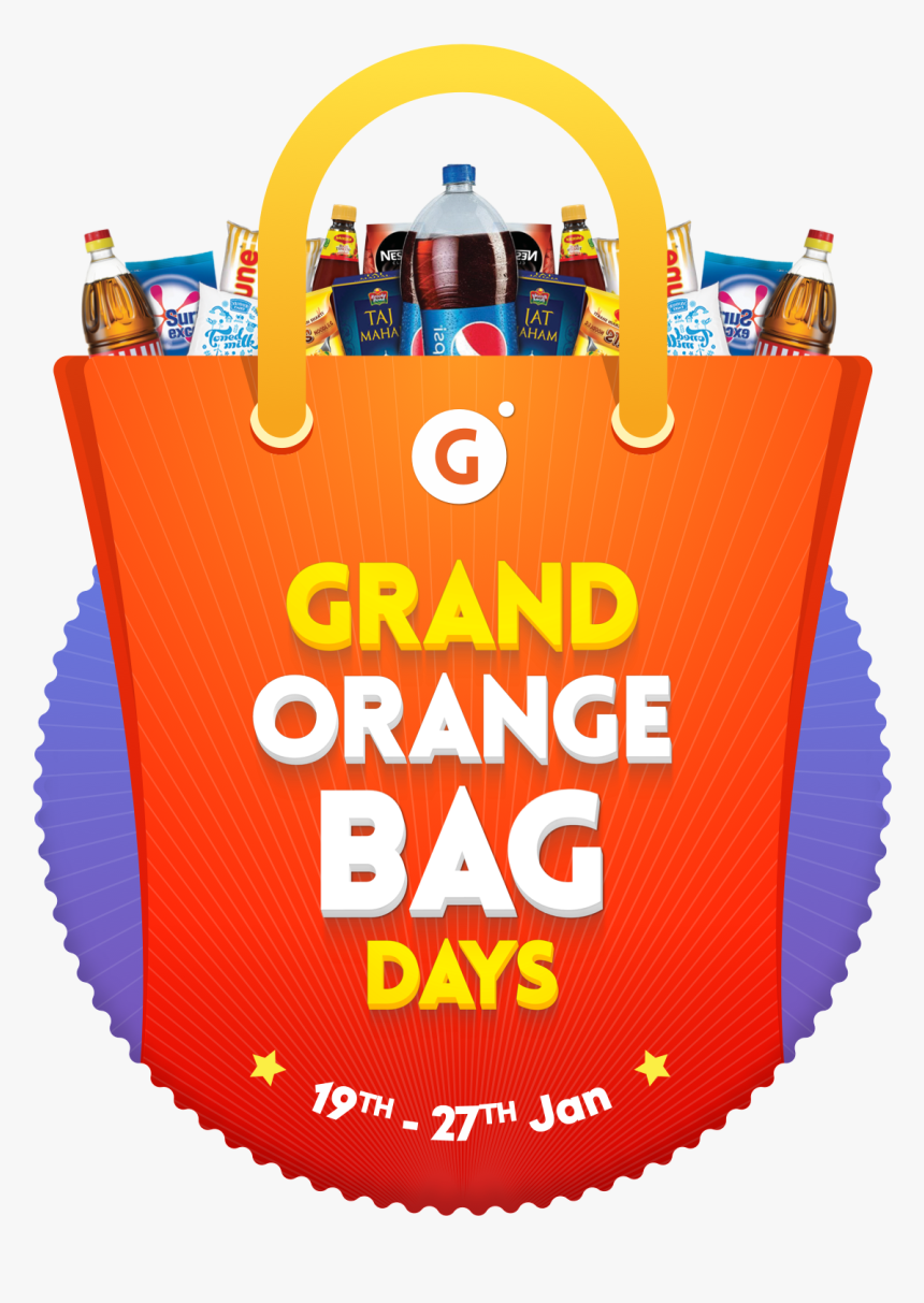 Orange Bag Days Large - Demas E Divas, HD Png Download