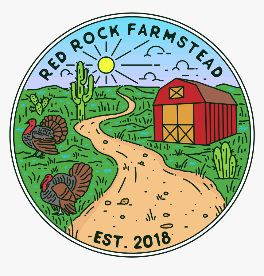 Red Rock Farmstead - Illustration, HD Png Download