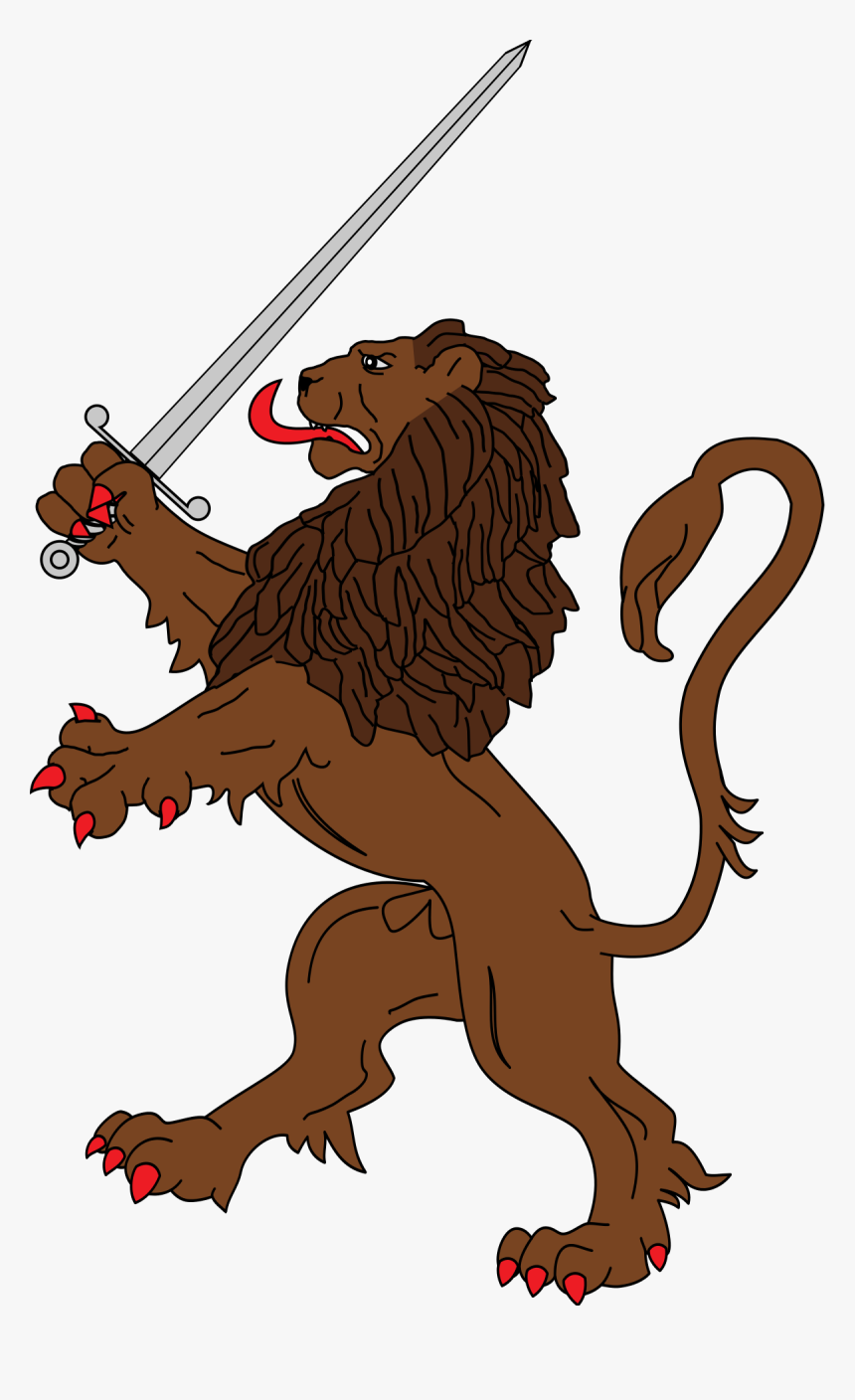 Red Lion Coat Of Arms, HD Png Download