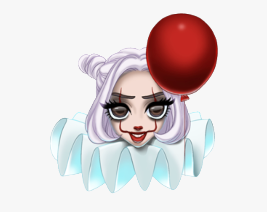 Pin Scary Clown Clipart - Ariana Grande Halloween Scary, HD Png Download