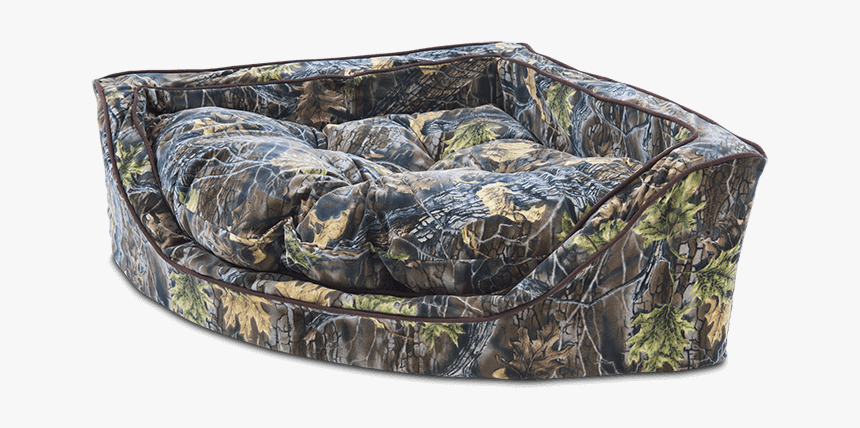 Luxury Overstuffed Corner Dog Bed - Transparent Camo Dog Bed, HD Png Download