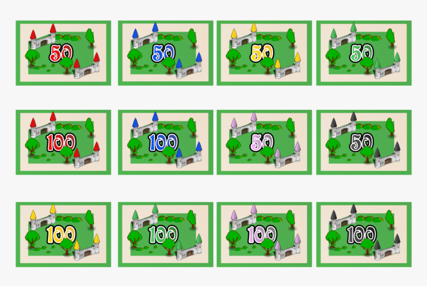 Board Game Carcassonne Cartoon Playing Card , Png Download - Game, Transparent Png