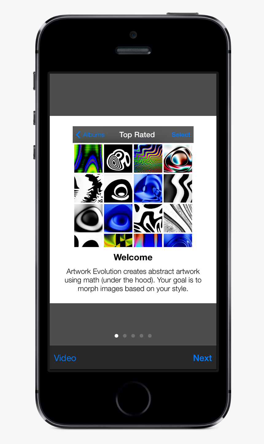 Tutorial Screens For Artwork Evolution With Video Playback - Smartphone, HD Png Download
