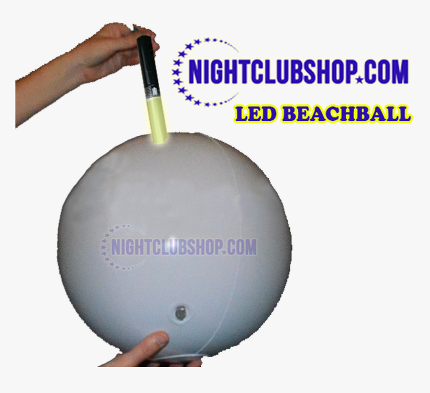 Led, Light Up, Illuminated, Beach,ball, Beachball, - Confetti Gun, HD Png Download