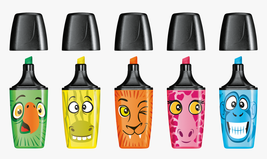 Boss Mini Funnimals - Stabilo Boss Mini Highlighters, HD Png Download