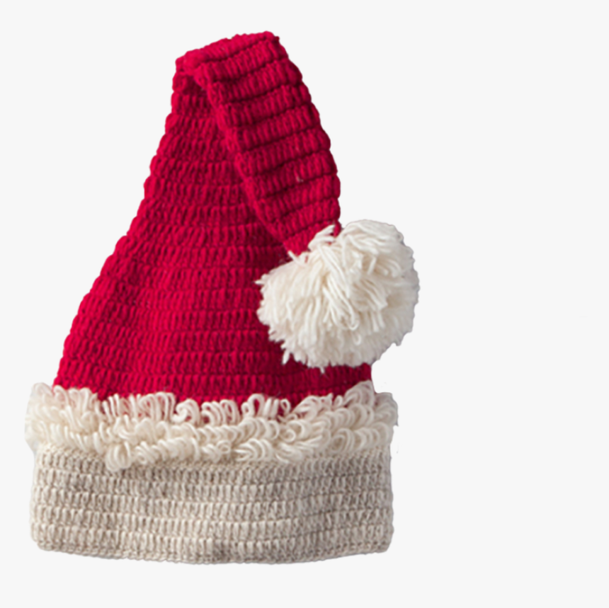 Wool Santa Claus Hat - Crochet, HD Png Download