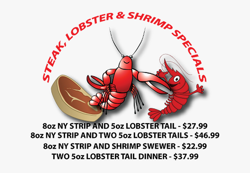 Thursday Surf & Turf Specials - Crawfish Clip Art, HD Png Download