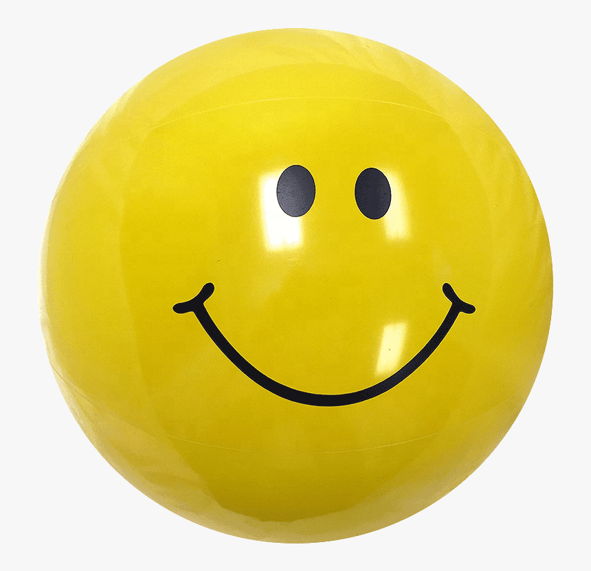 48 Inch Toys Ball Inflatable Pvc Smiley Face Beach - Smiley Balls Png, Transparent Png