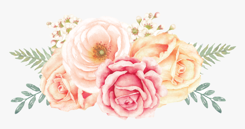 Transparent Decals Rose Png Black And White Stock - Garden Roses, Png Download