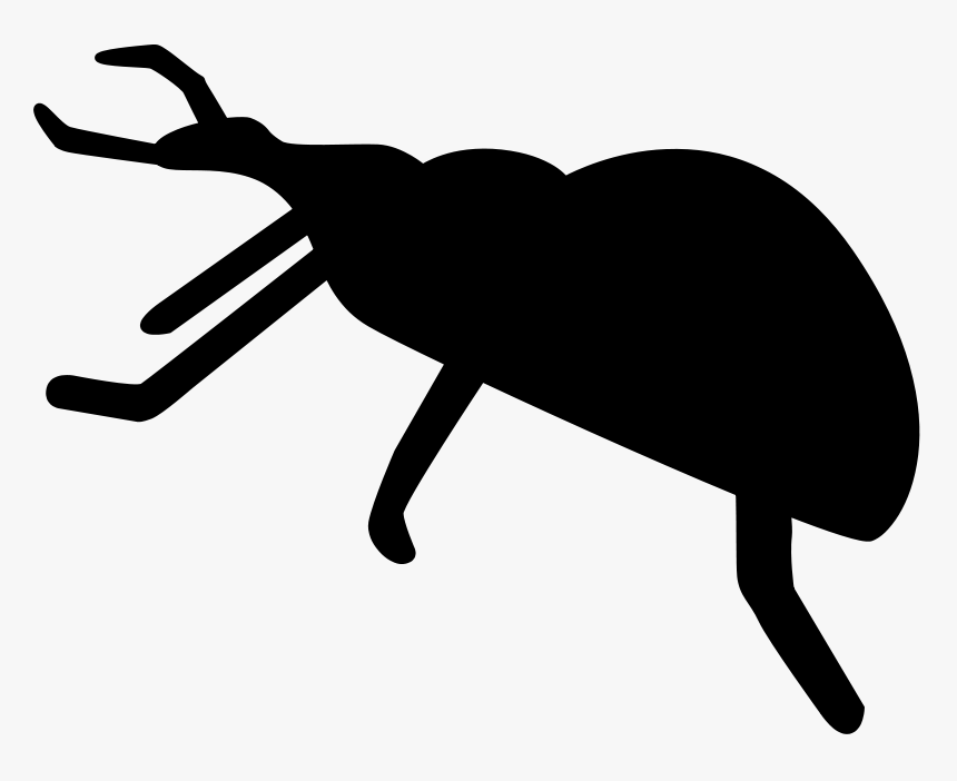Brush Stroke Clip Art - Black Bug Clipart, HD Png Download