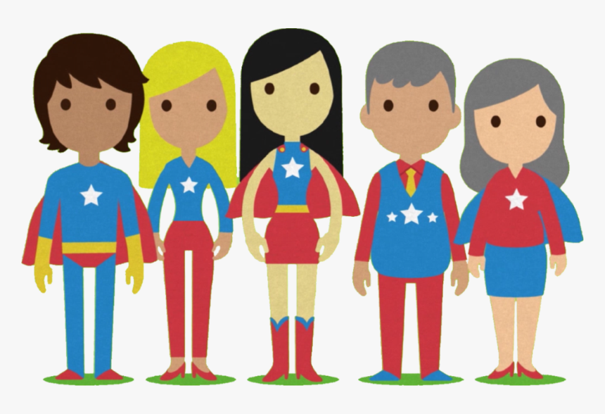 Superheros - Cartoon, HD Png Download