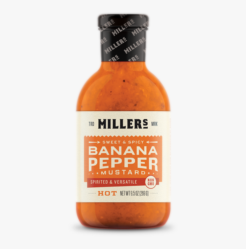 Mm Mockup 9oz Hot Web - Miller's Banana Pepper Mustard, HD Png Download