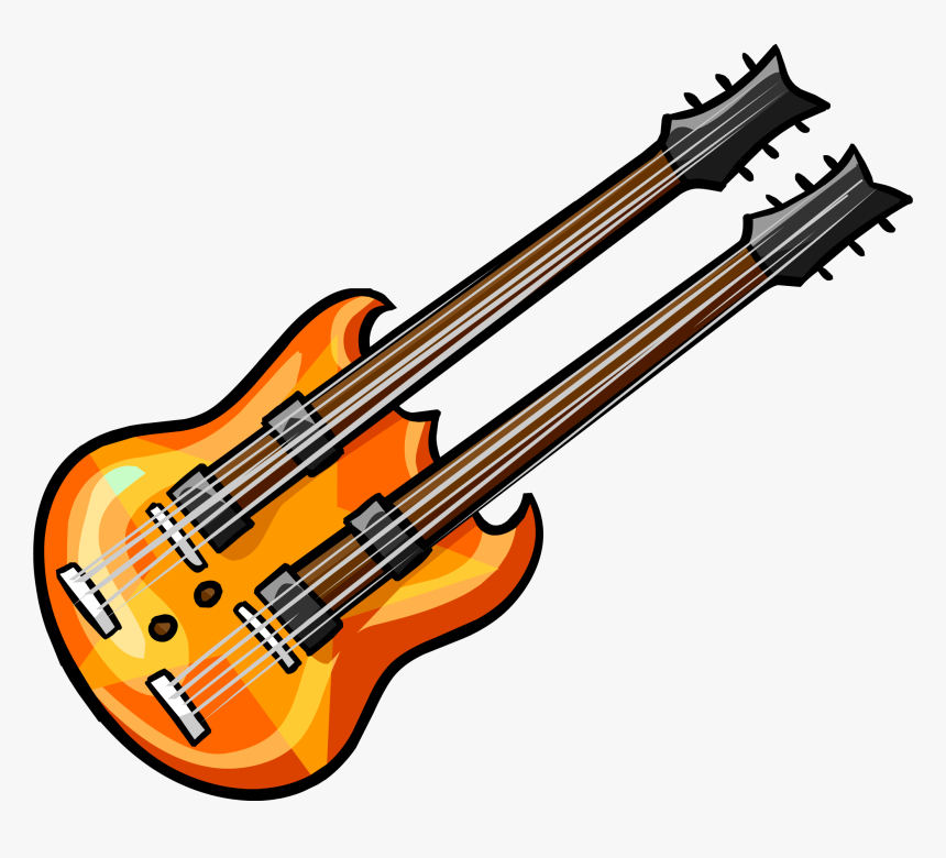 Club Penguin Rewritten Wiki - Cb Edit Guitar Png, Transparent Png