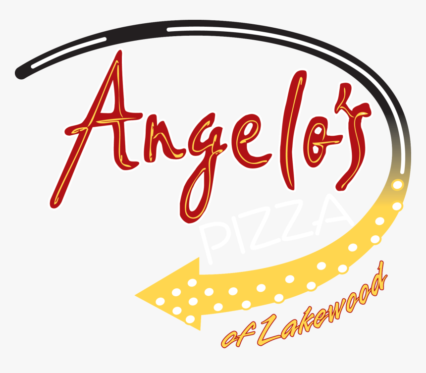 Pizza Clipart Text - Angelo's Pizza Lakewood Logo, HD Png Download