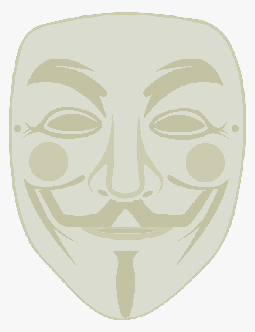 Guy Fawkes Mask , Png Download - Universidad Autónoma De Guadalajara, Transparent Png