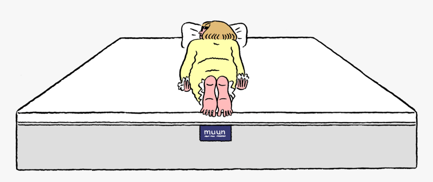 What Your Sleeping Position Says About Your Body - Cartoon, HD Png Download