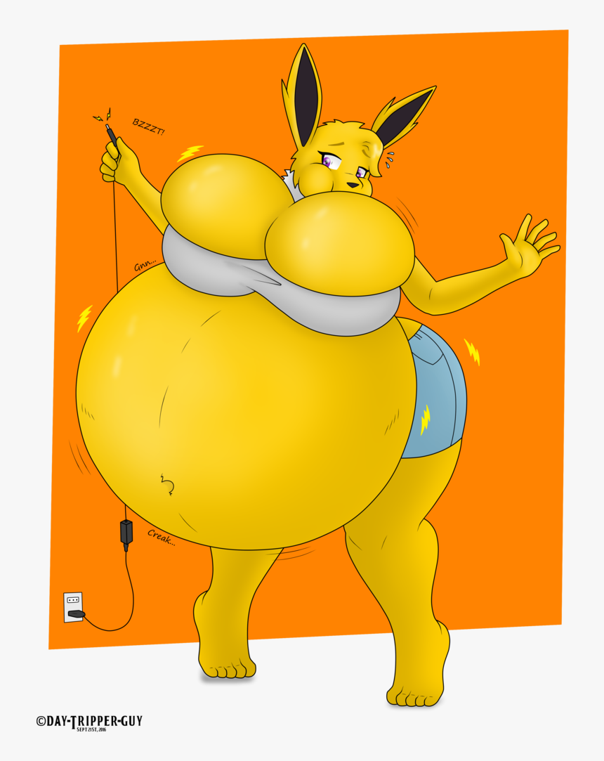 Image Royalty Free Library Body Clip Plug - Jolteon Inflation, HD Png Download