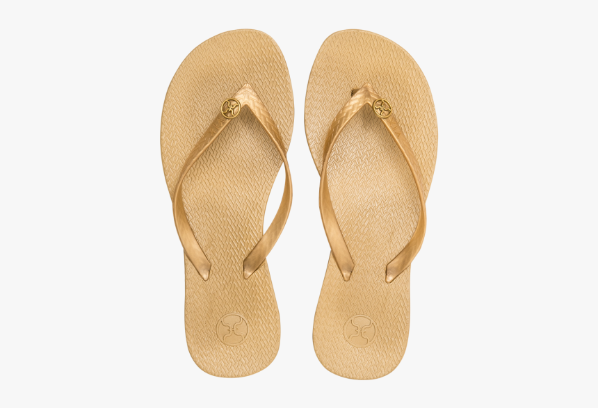 Gold Flip Flop - Flip-flops, HD Png Download