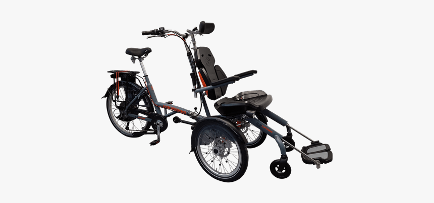 Wheelchairbike With Motor - Wheelchair Bicycle, HD Png Download