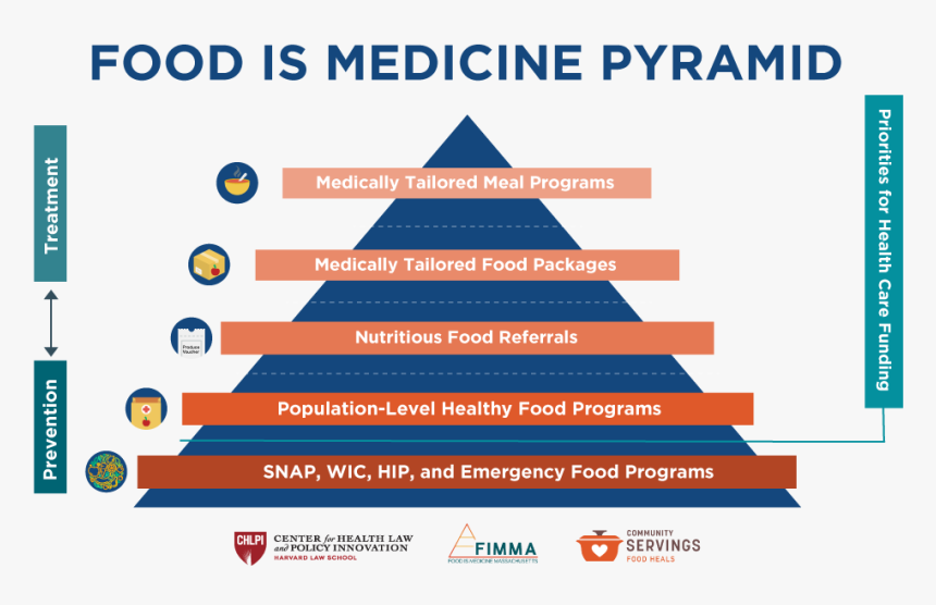 Chlpi Food Is Medicine Pyramid November - Food Is Medicine Pyramid, HD Png Download