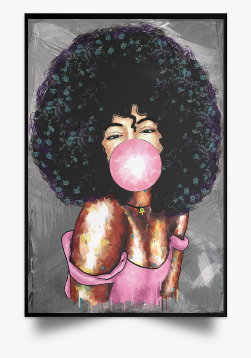 Black Girl Bubble Gum, HD Png Download