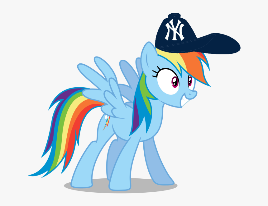 rainbow yankees hat