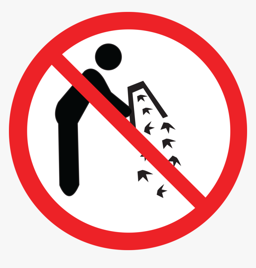 Don T Litter Sign, HD Png Download