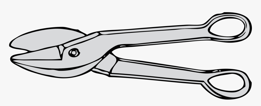 Line Art,angle,hardware Accessory - Metal Shears Clipart, HD Png Download