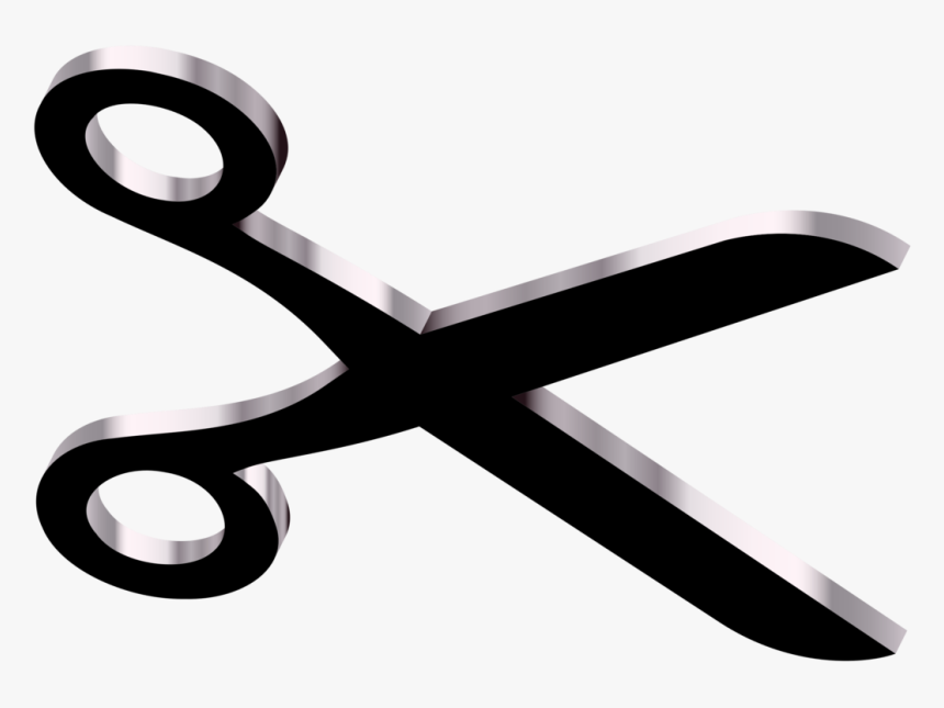Symbol,propeller,line - Scissors 3d Clipart, HD Png Download
