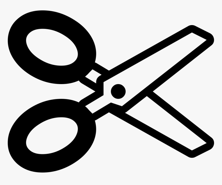 Clipart Scissors Cut Here Free Scissors Svg File, HD Png Download