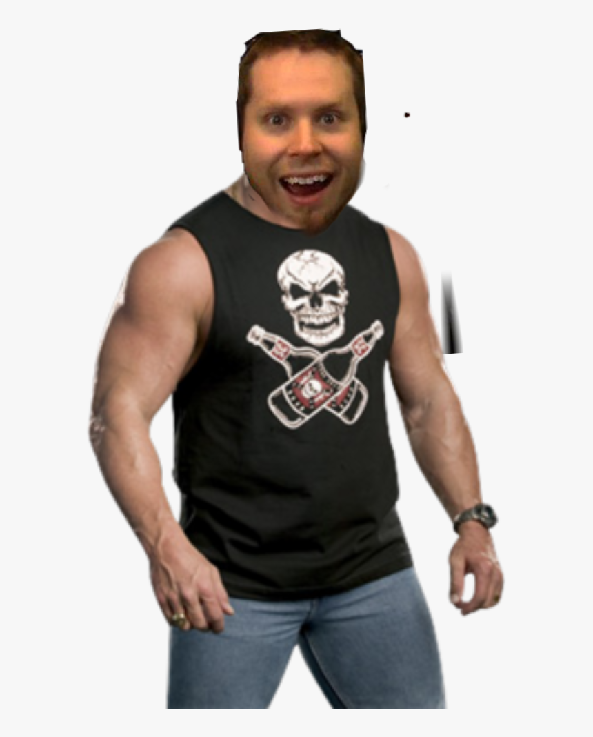 #stone Cold Stevedan - Steve Austin Wearing Skull Shirt, HD Png Download