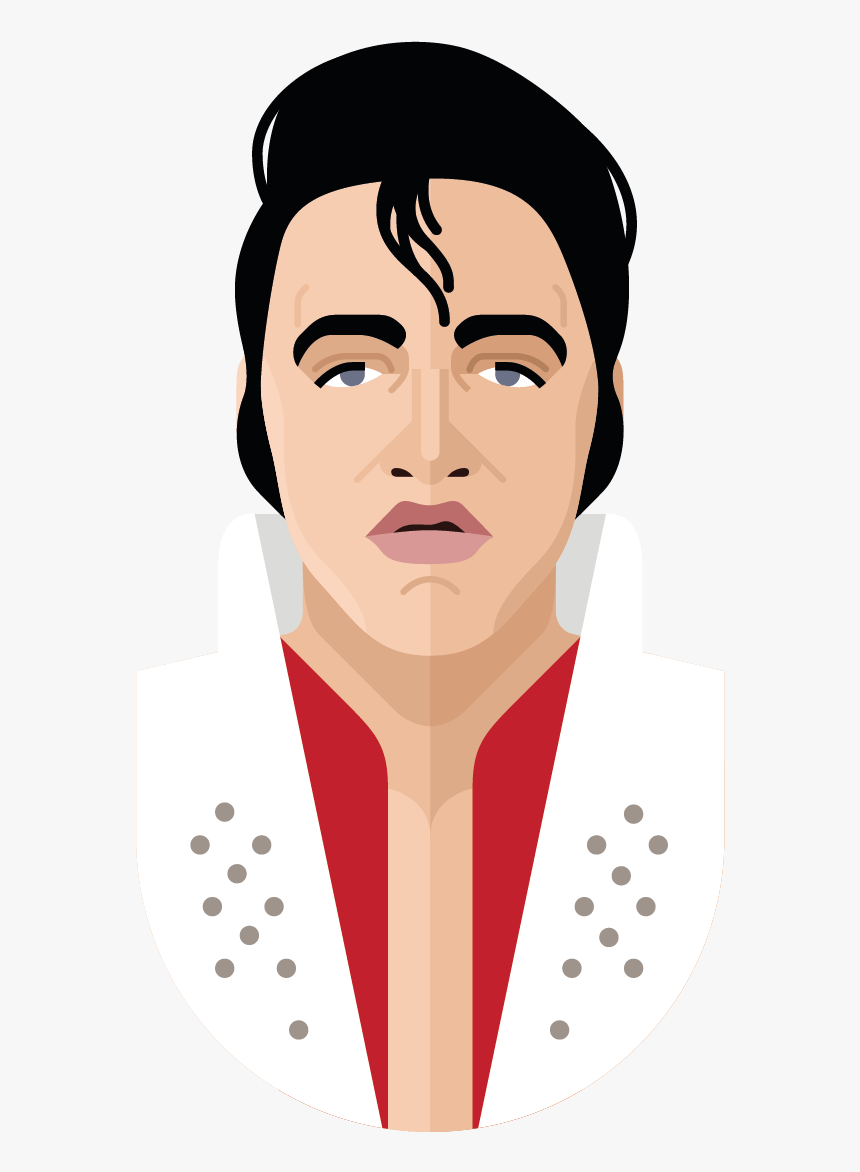 Elvis Presley Cartoon Png, Transparent Png