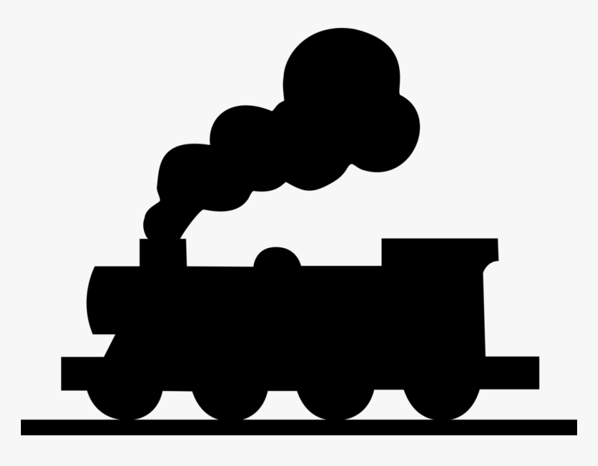 Human Behavior,silhouette,area - Train Silhouette Clip Art, HD Png Download