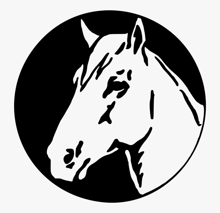 Emotion,art,monochrome Photography - Cabeza Caballo Vector Png, Transparent Png