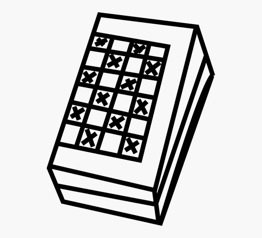 Vector Illustration Of Checkers Or Draughts Strategy, HD Png Download