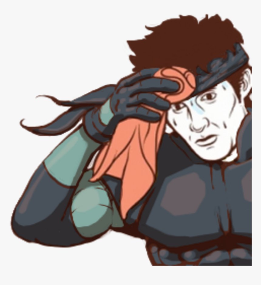 Meme Funny Interesting Solidsnake - Metal Gear Sweat Meme, HD Png Download