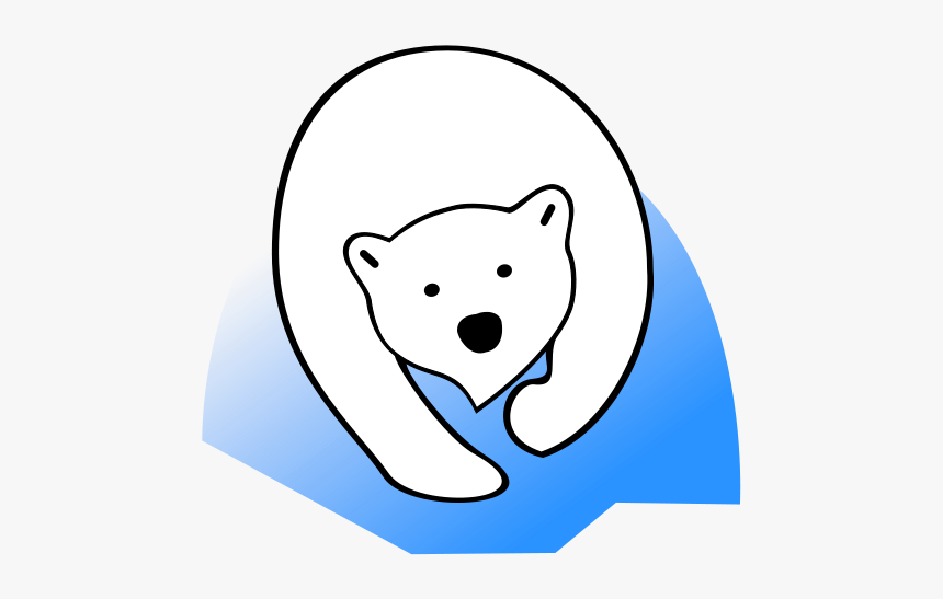 Polar Bear Clipart, Vector Clip Art Online, Royalty - Polar Bear Clip Art, HD Png Download