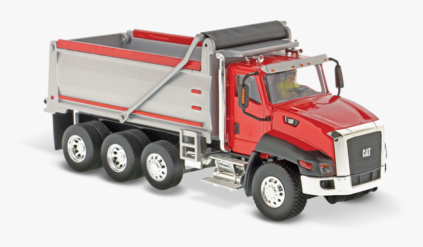 Cat Ct660 Dump Truck - Red Dump Truck, HD Png Download